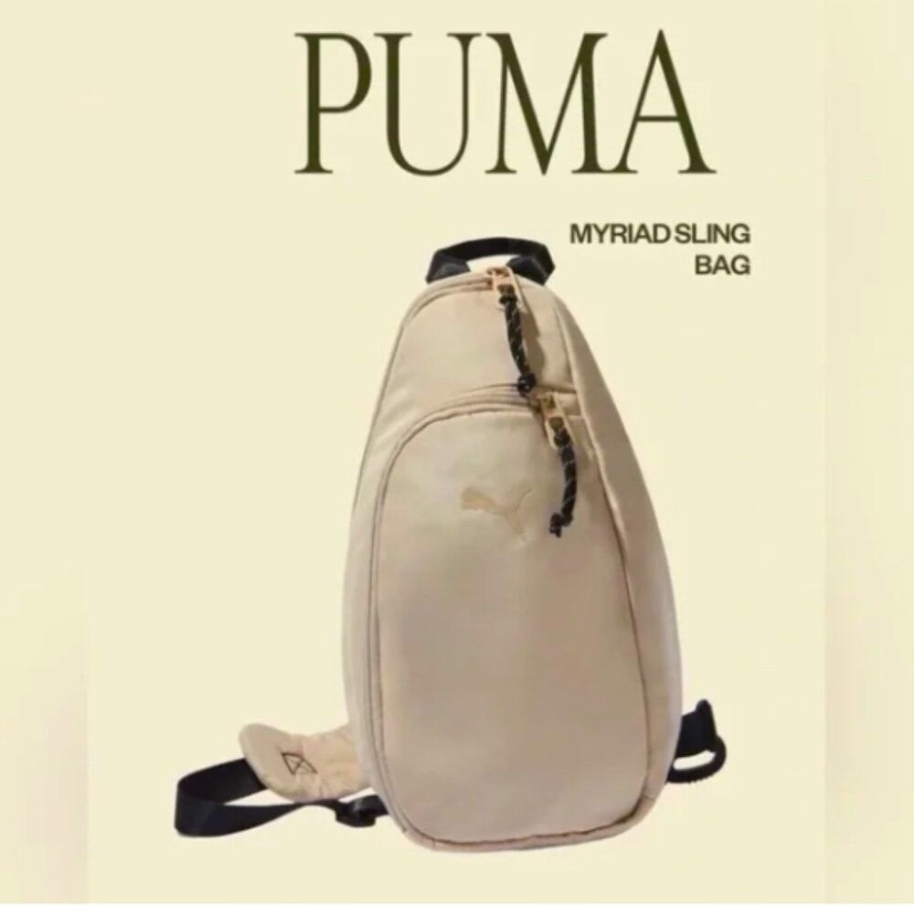 ✨HOST PICK x 2✨ 🤍✨ PUMA Myriad Sling Bag Crossbody in Light Beige 🤍✨